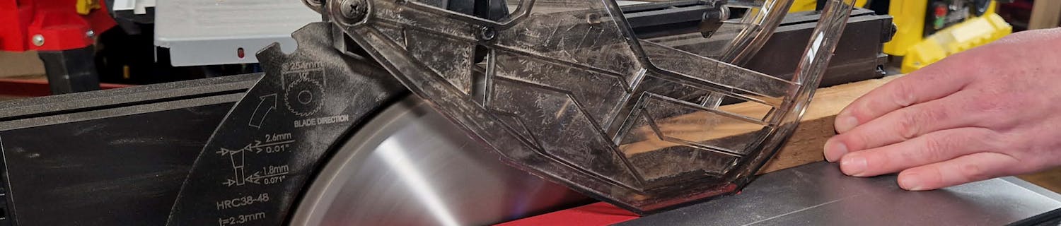 Test af bordrundsave Test af bordrundsave